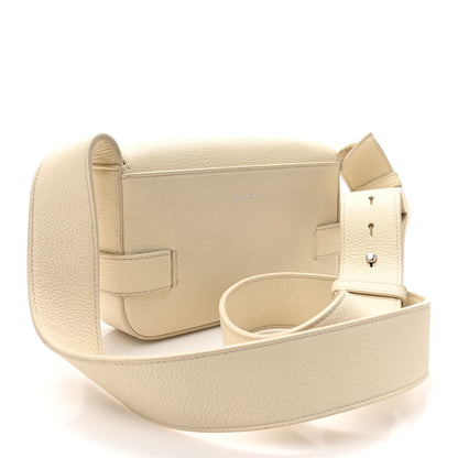 Salvatore Ferragamo Calfskin Gancini Twins Crossbody Bag White 3 of 16