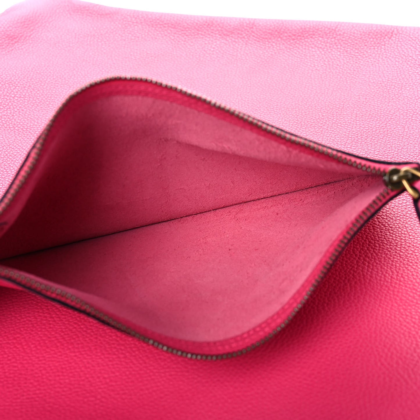 Grained Calfskin Logo Drawstring Backpack Box Pink Green Black