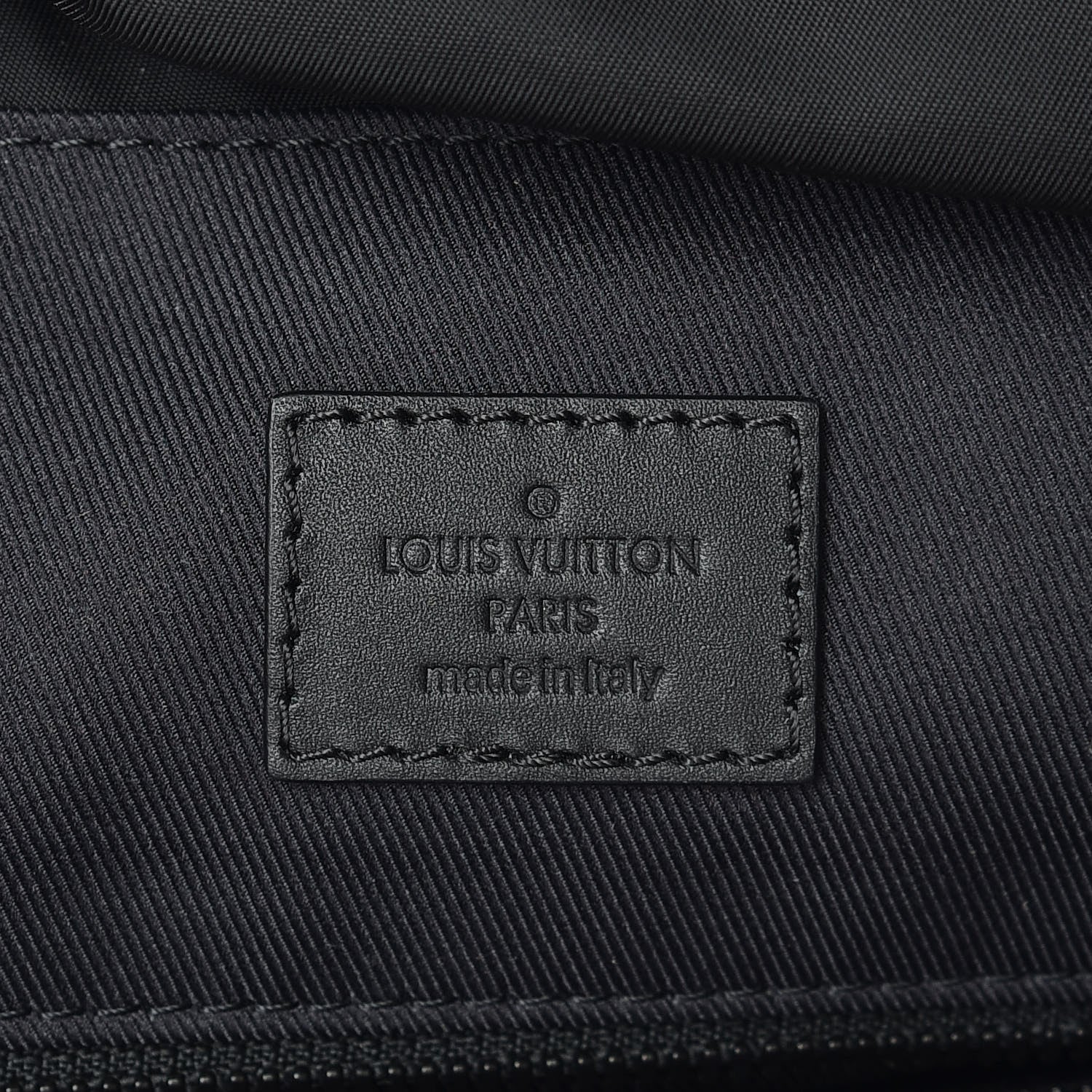 Louis Vuitton Calfskin Monogram Shadow Discovery Backpack Black 6 of 9