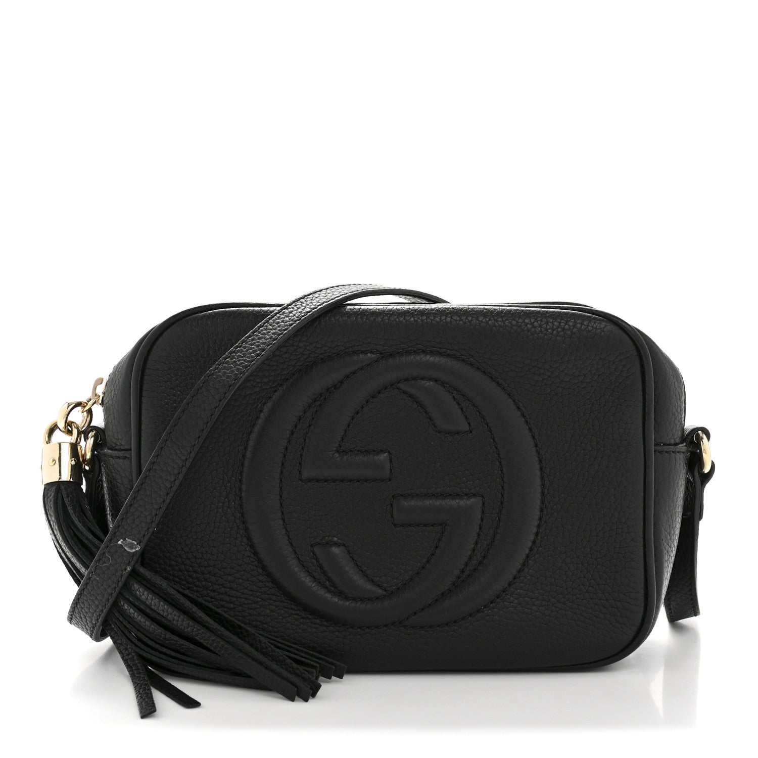 Gucci Pebbled Calfskin Small Soho Disco Bag Black 1 of 12
