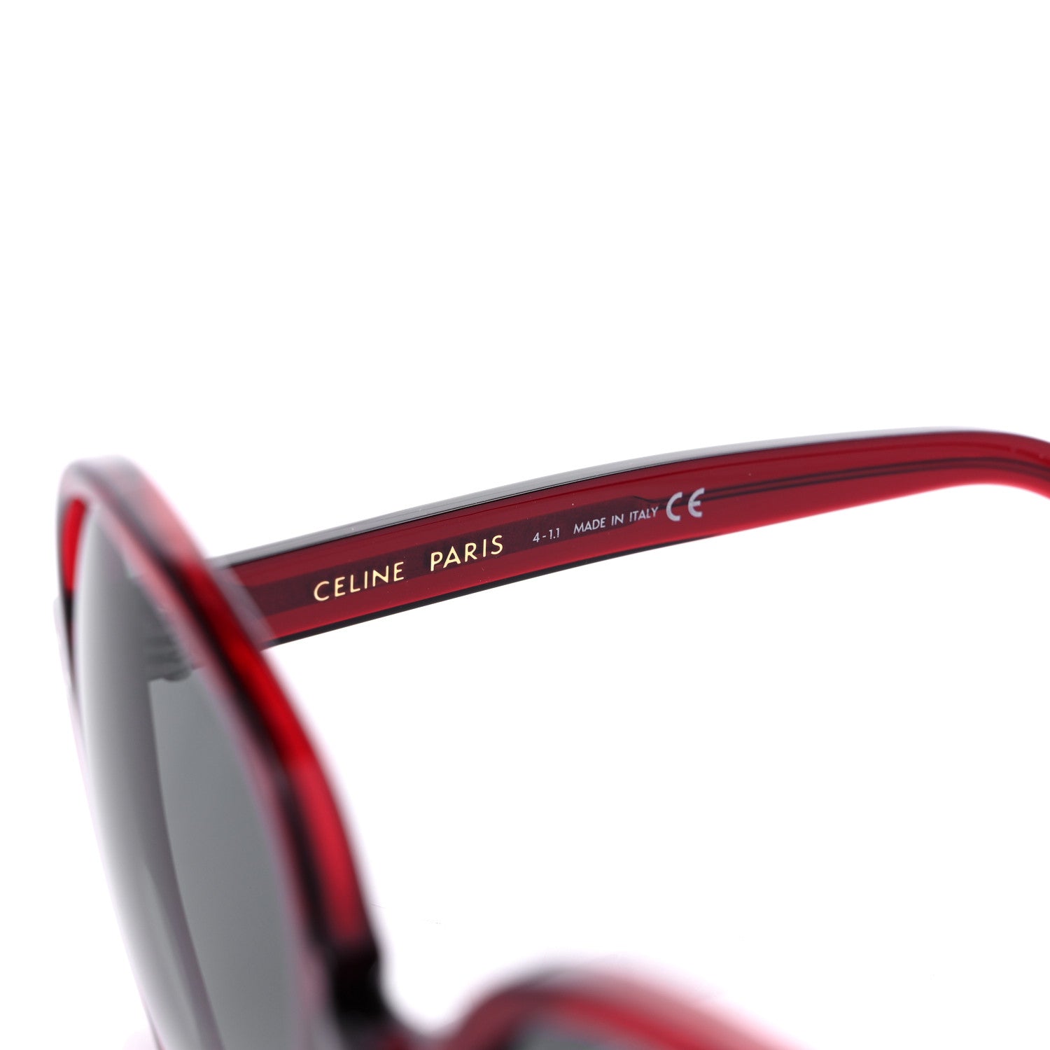 Celine Acetate Sunglasses CL40158I Red 6 of 6