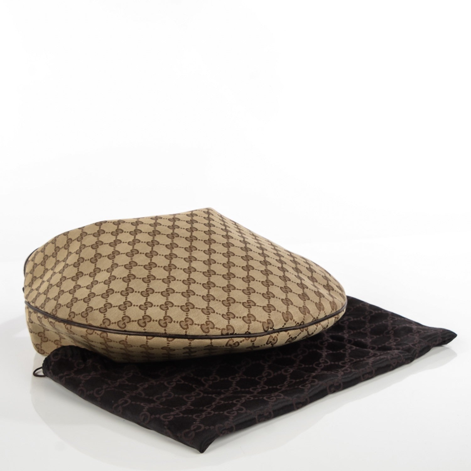 Gucci Monogram Large Wave Hobo Dark Brown 4 of 7