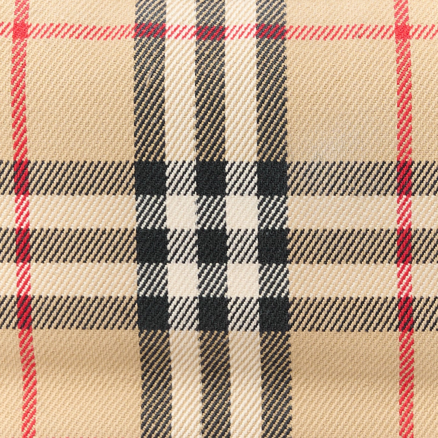 Vintage Check Calfskin Olympia Slim Pouch Archive Beige