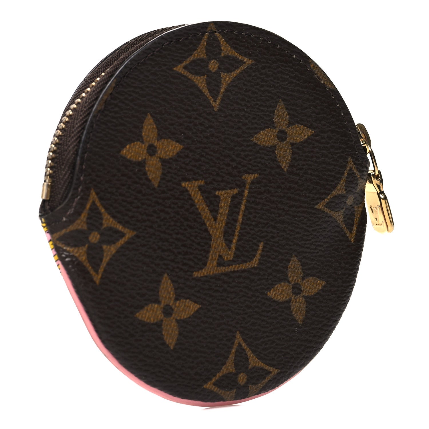 Louis Vuitton Monogram 2020 Christmas Animation Swing Ride Round Coin Purse Pink Poppy 3 of 9