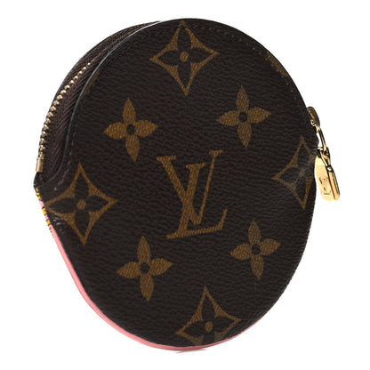 Louis Vuitton Monogram 2020 Christmas Animation Swing Ride Round Coin Purse Pink Poppy 3 of 9