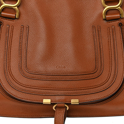 Chloe Calfskin Medium Marcie Satchel Tan 7 of 11