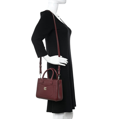 Chanel Grained Calfskin Mini Neo Executive Shopper Tote Burgundy 2 of 10