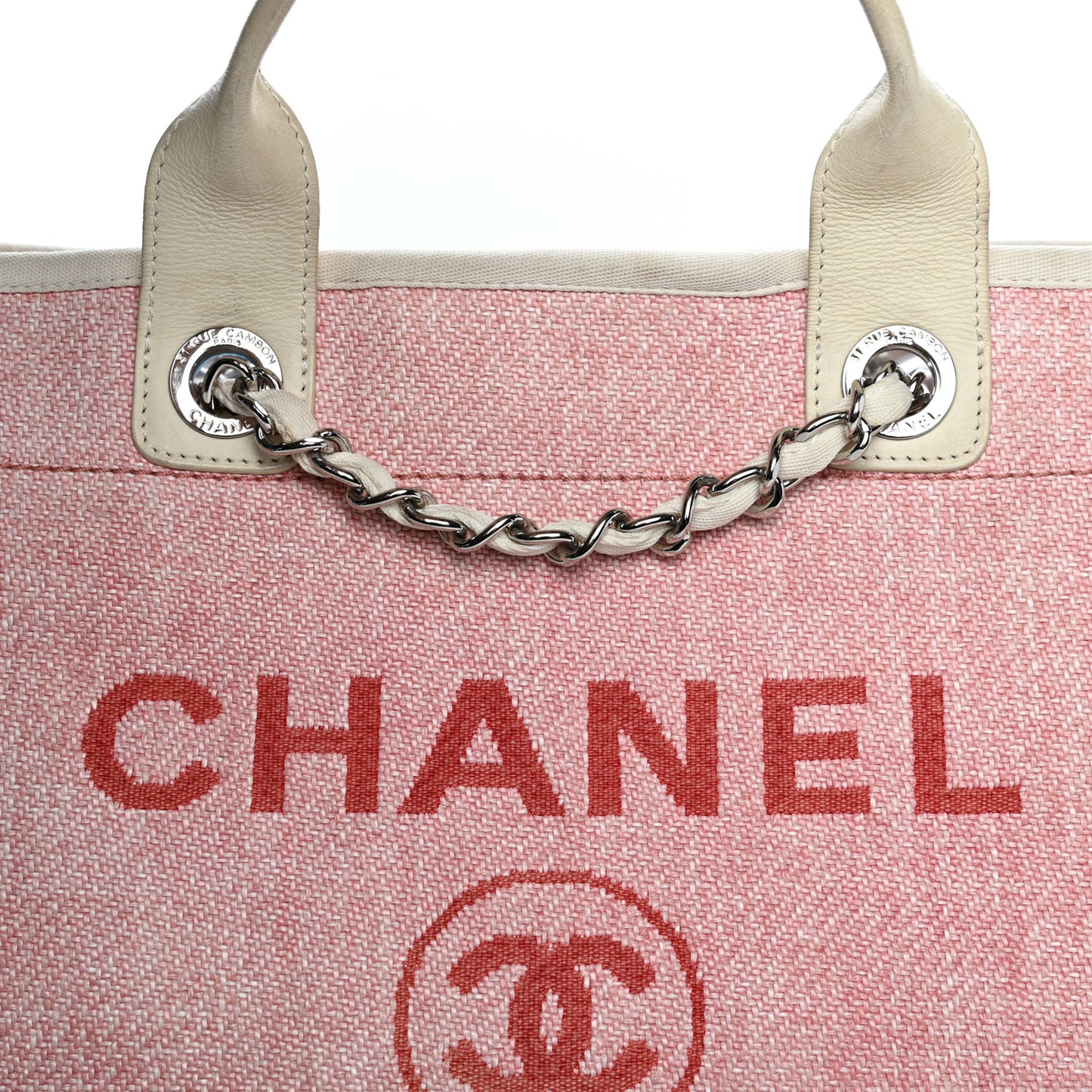 Canvas Medium Deauville Tote Pink
