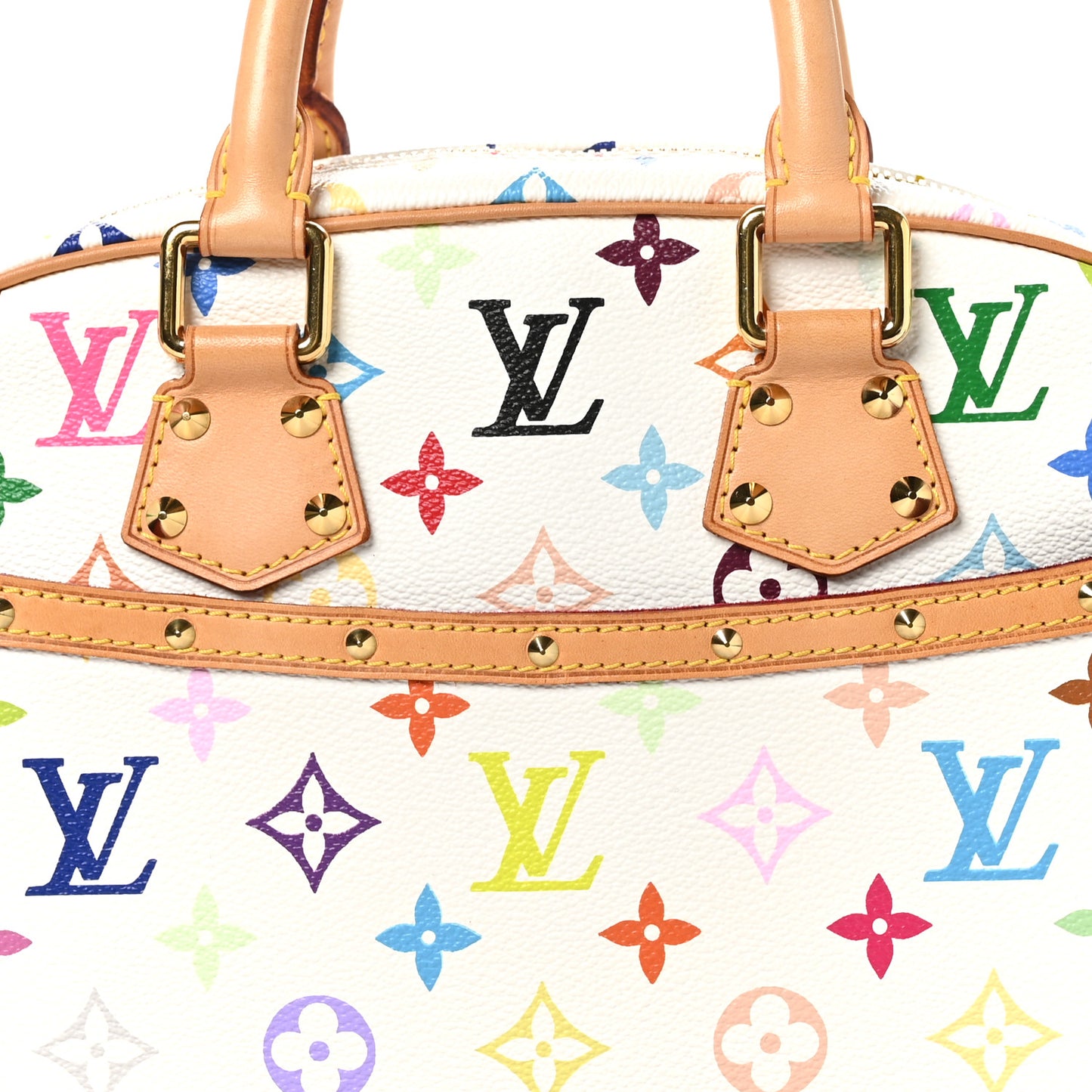 Monogram Multicolor Trouville White