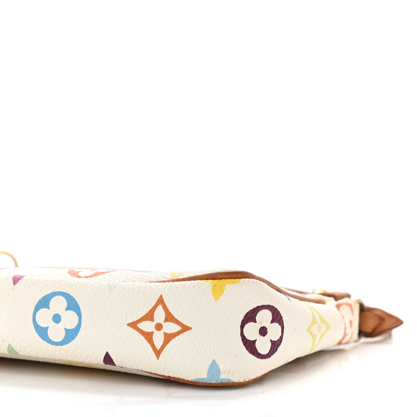 Monogram Multicolor Pochette Accessories White