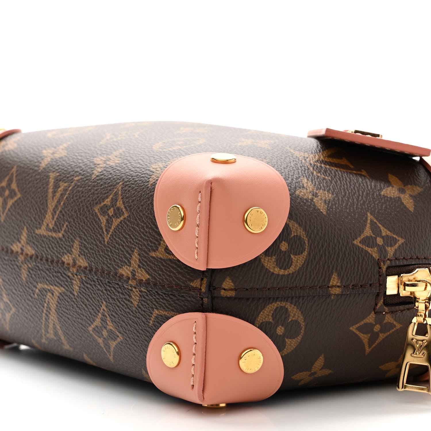 Louis Vuitton Monogram Petite Malle Souple Peach 9 of 9