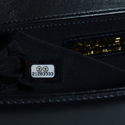 Chanel Lambskin Quilted Medium Boy Flap Black 7 of 7