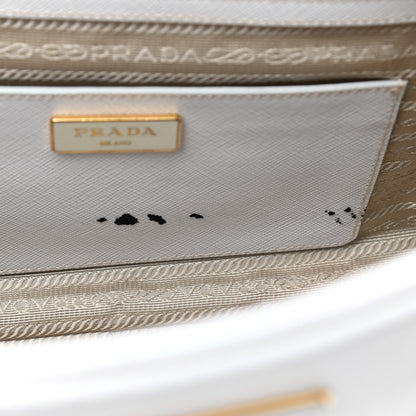 Prada Saffiano Lux Tote Bowler Talco 8 of 19