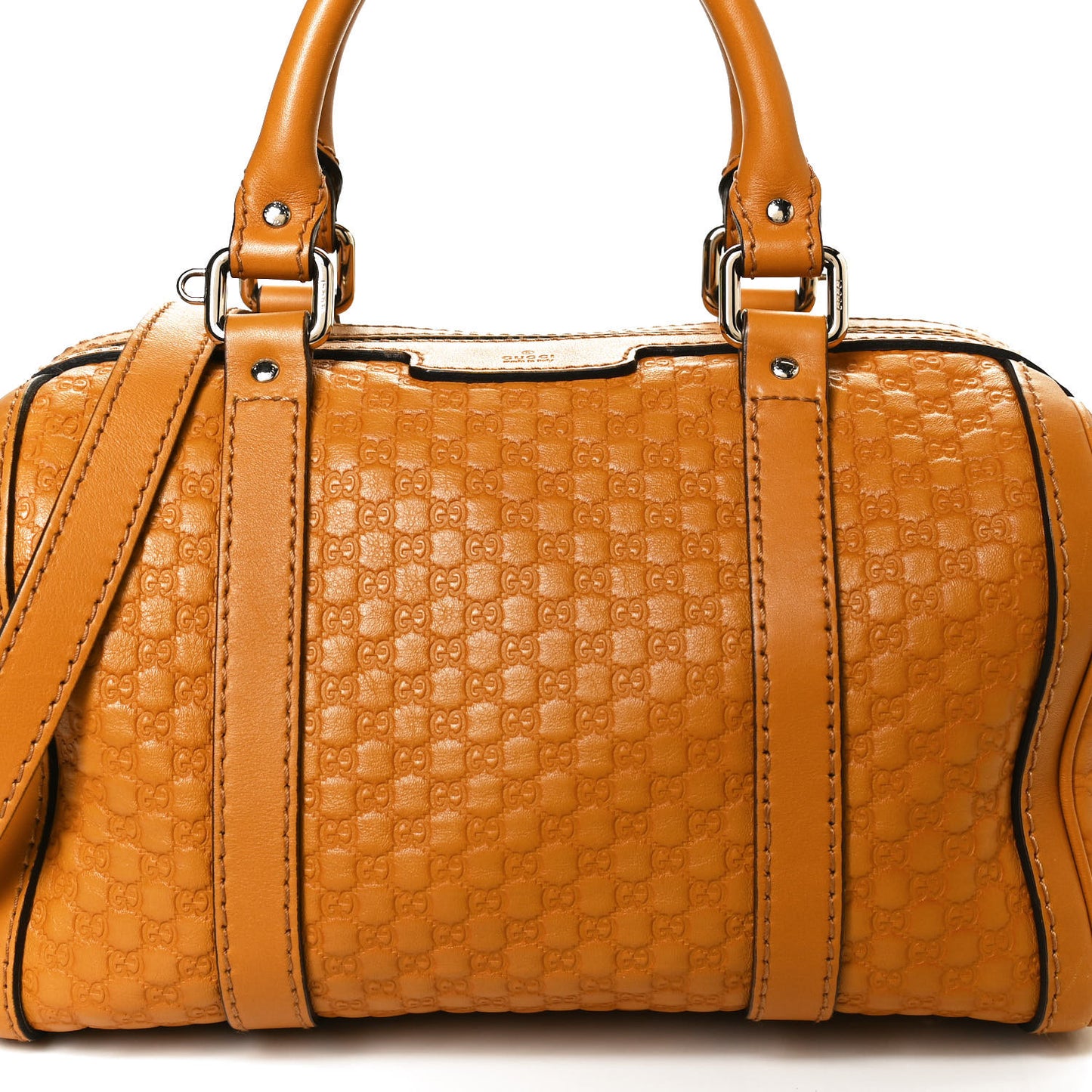 Microguccissima Small Boston Yellow
