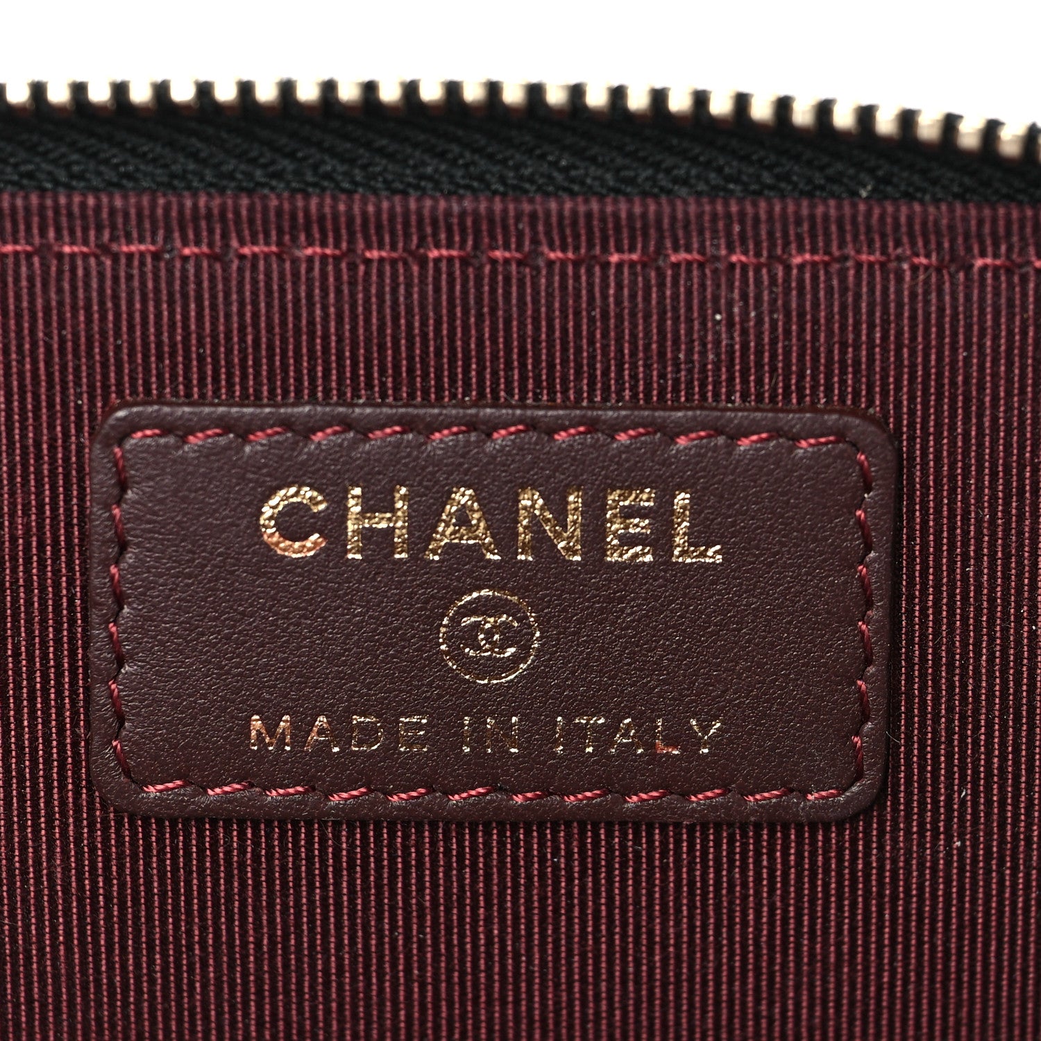 Chanel Lambskin Quilted Key Holder Case Black 6 of 8