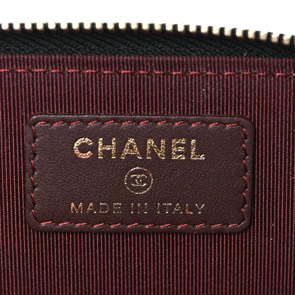 Chanel Lambskin Quilted Key Holder Case Black 6 of 8