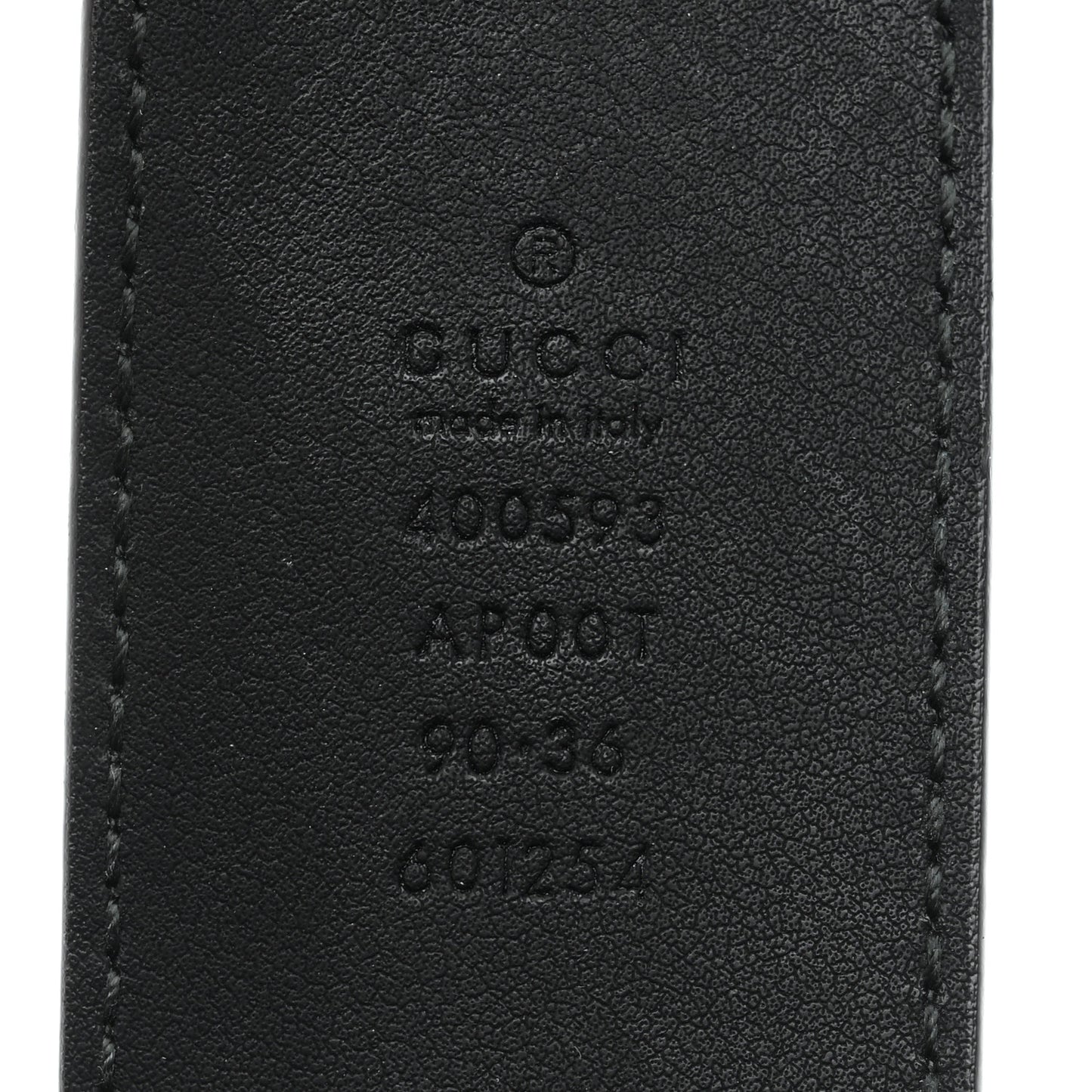 Calfskin Double G 40mm Belt 90 36 Black