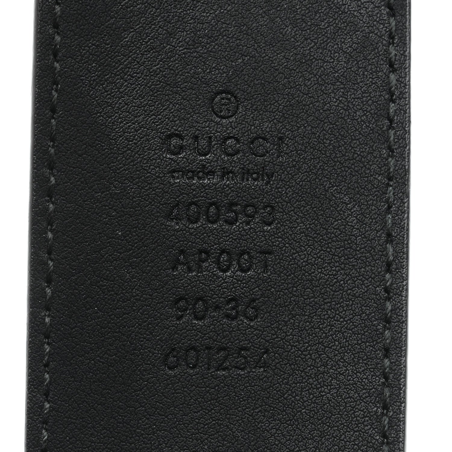 Gucci Calfskin Double G 40mm Belt 90 36 Black 3 of 5