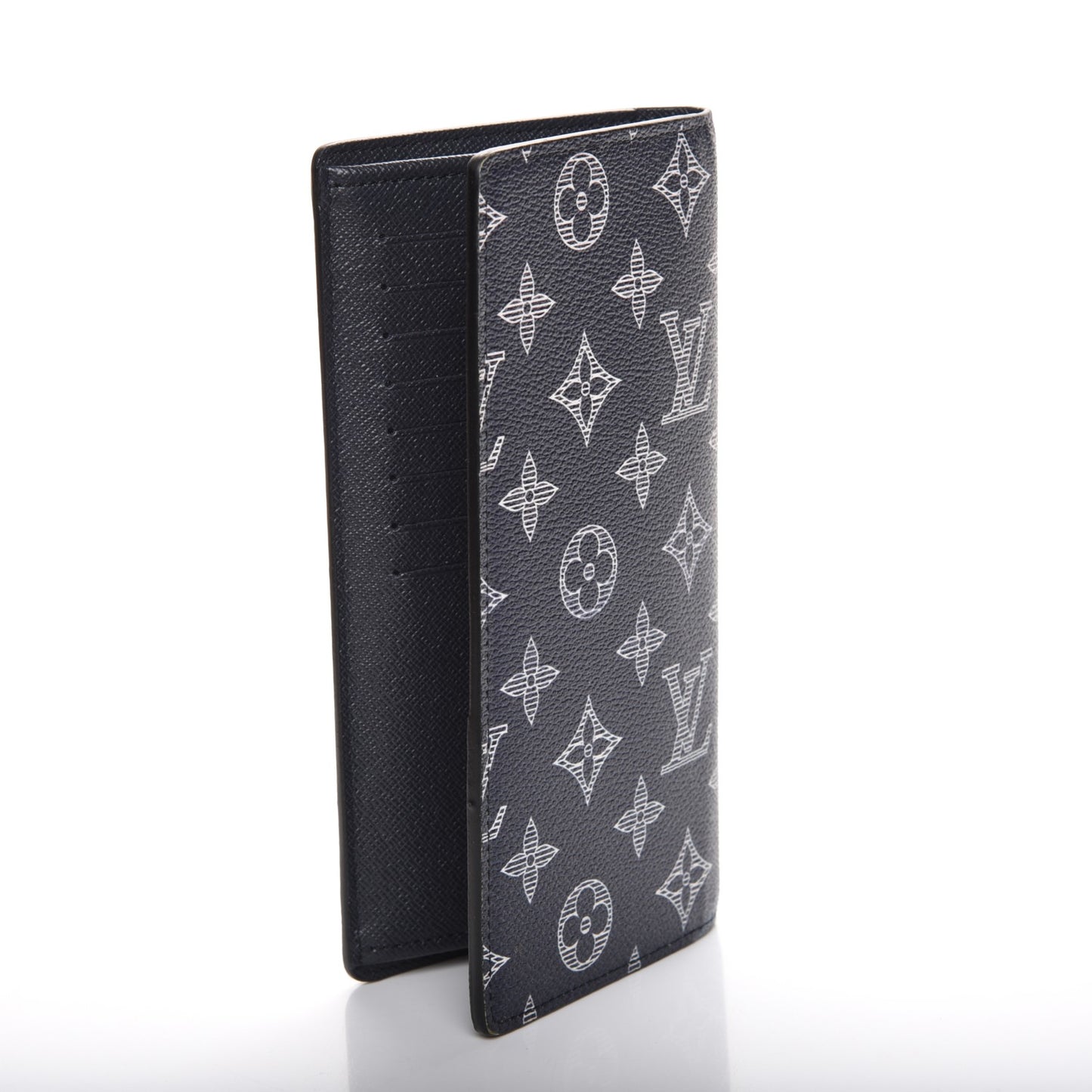 Savane Monogram Chapman Giraffe Brazza Wallet Encre