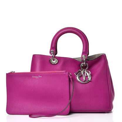 Christian Dior Calfskin Medium Diorissimo Bag Rose Sorbet 3 of 15