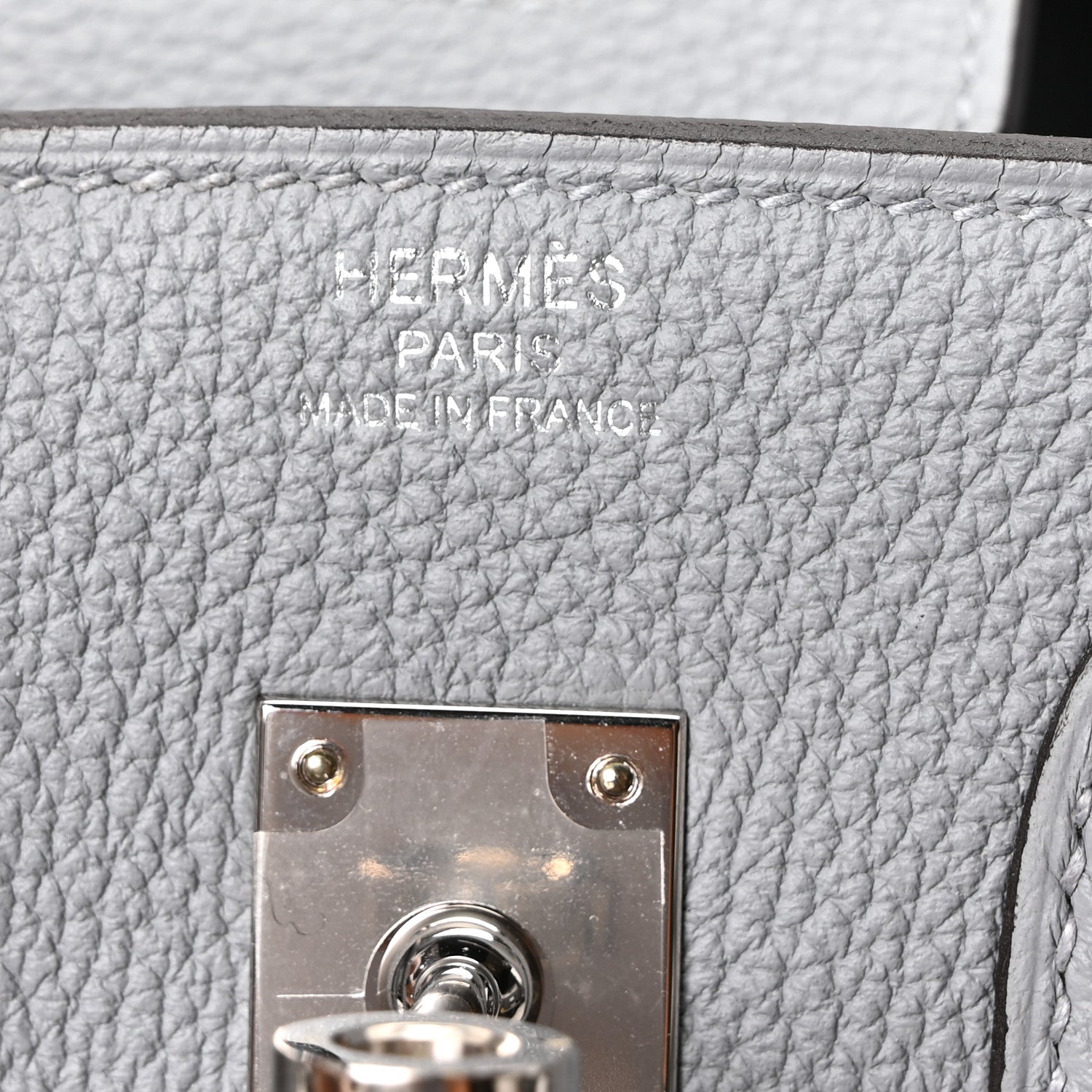 Hermes Togo Birkin 25 Gris Pantin 6 of 11