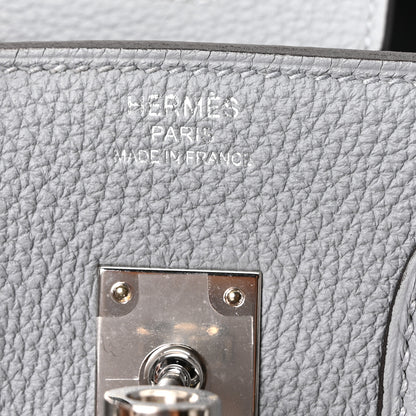 Hermes Togo Birkin 25 Gris Pantin 6 of 11