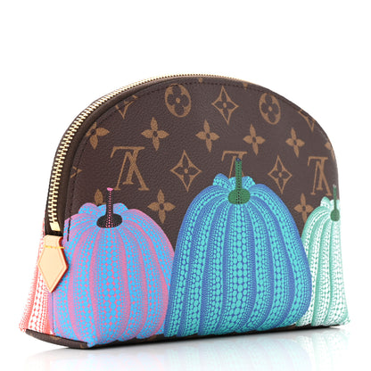 Louis Vuitton LV X YK Monogram Printed Kusama Pumpkin Cosmetic Pouch 3 of 8