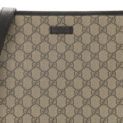 Gucci GG Plus Monogram Medium Flat Messenger Bag Dark Brown 7 of 9