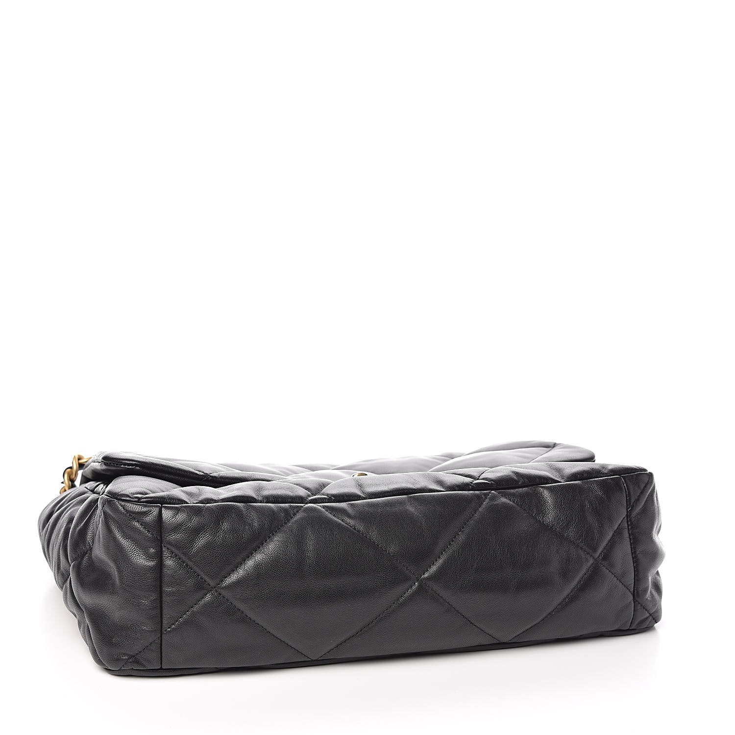 Chanel Lambskin Quilted Maxi 19 Flap Black 4 of 10