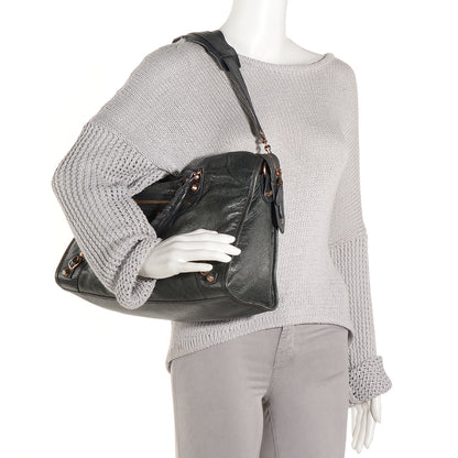 Balenciaga Agneau Giant 12 Rose Gold Hardware City Anthracite 2 of 12