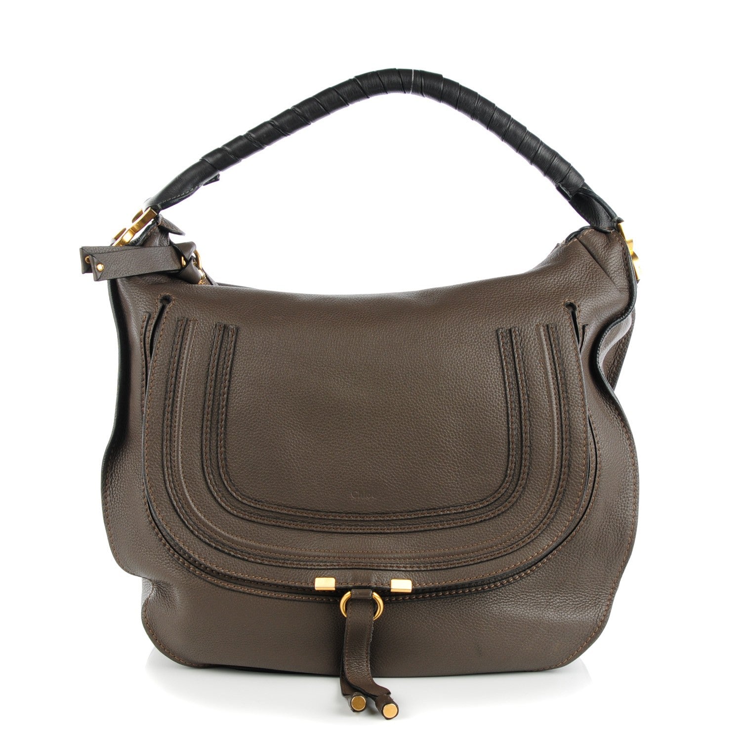 Chloe Calfskin Large Marcie Hobo Ash 1 of 10