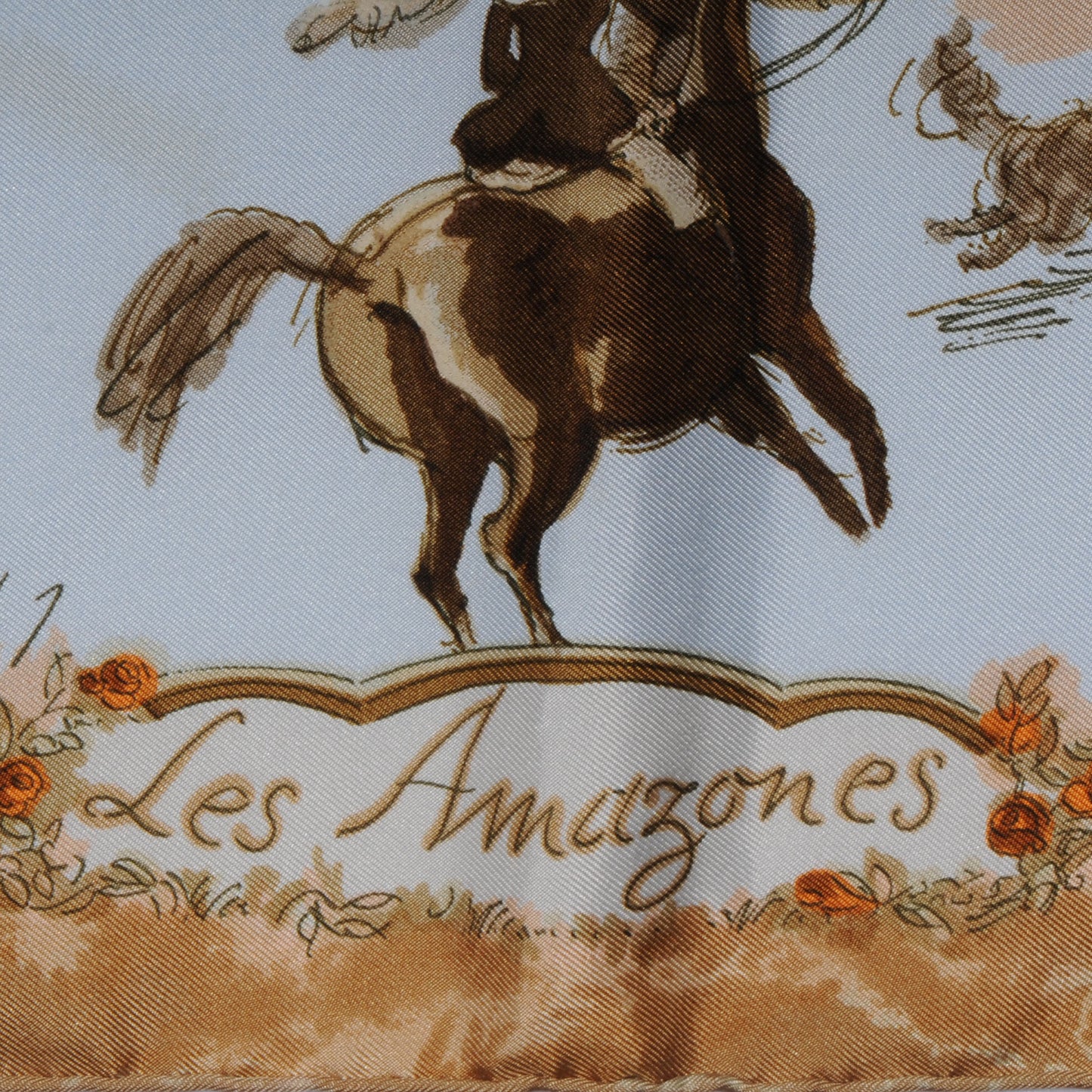 Silk Les Amazene Scarf 90