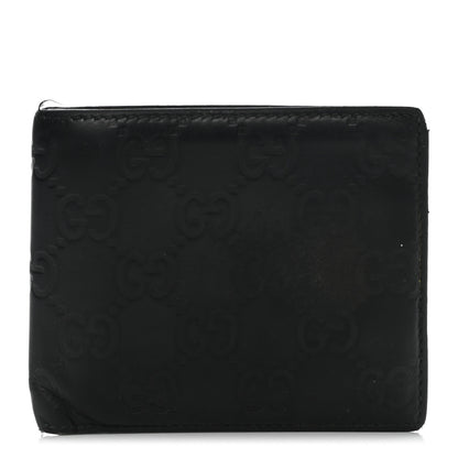 Gucci Guccissima Bi-Fold Wallet Black 1 of 14
