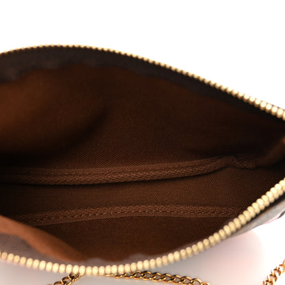 Louis Vuitton Monogram 2016 Christmas Animation Mini Pochette Accessories Rose Ballerine 5 of 7