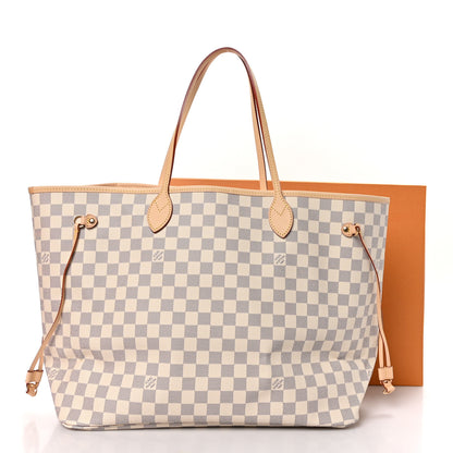 Louis Vuitton Damier Azur Neo Neverfull GM Rose Ballerine 11 of 11