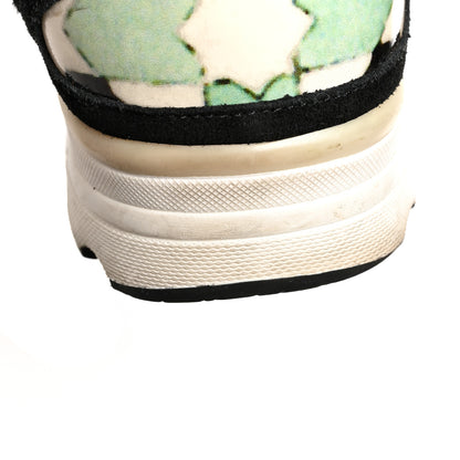 Chanel Vinyl Calfskin Suede Womens CC Sneakers 39 Multicolor 10 of 10