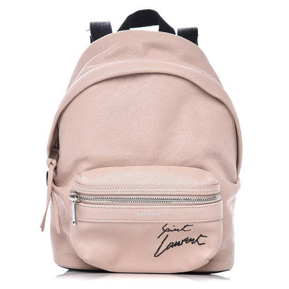 Saint Laurent Lambskin Mini Toy City Backpack Pink 1 of 9