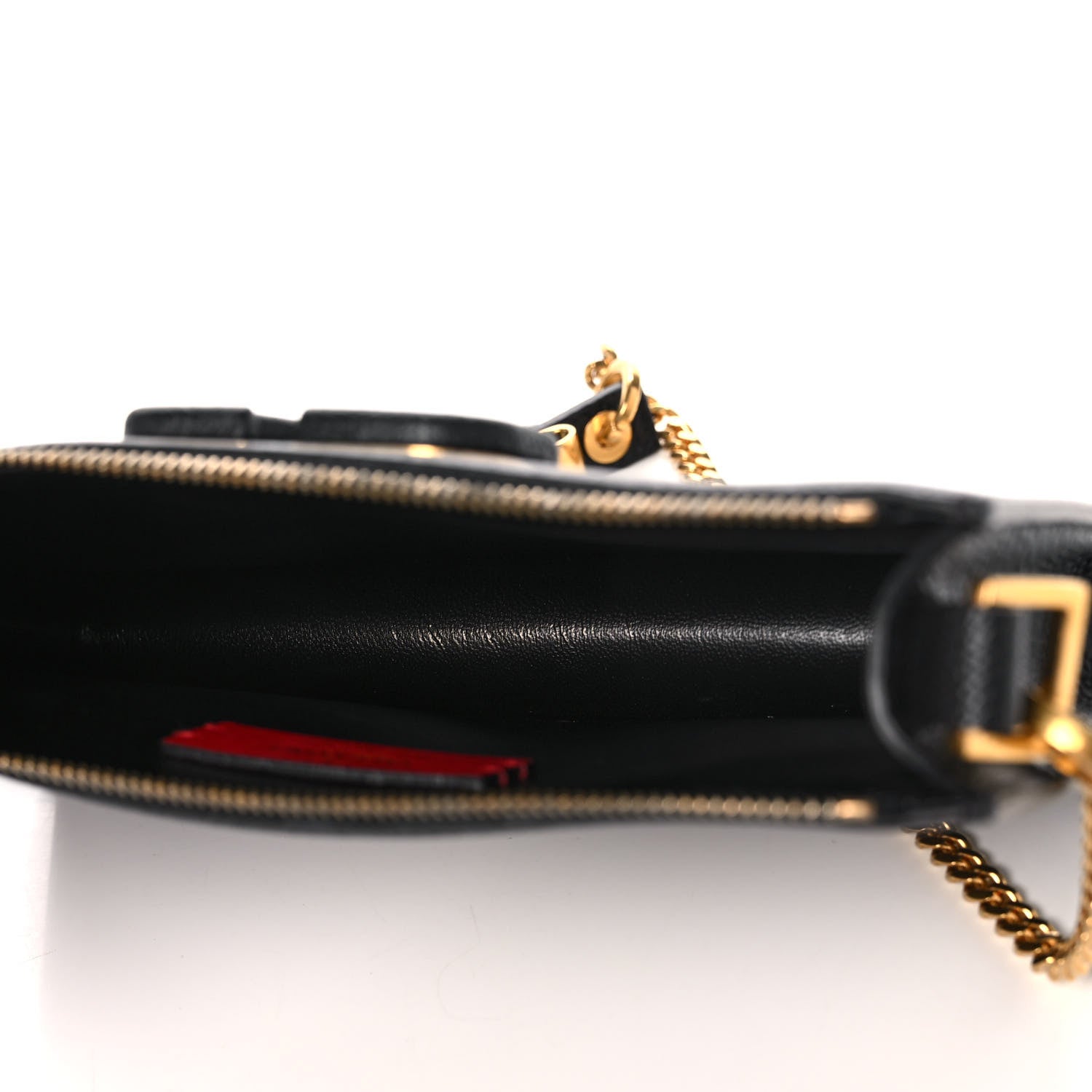 Valentino Garavani Grained Calfskin VSling Pouch Black 5 of 10