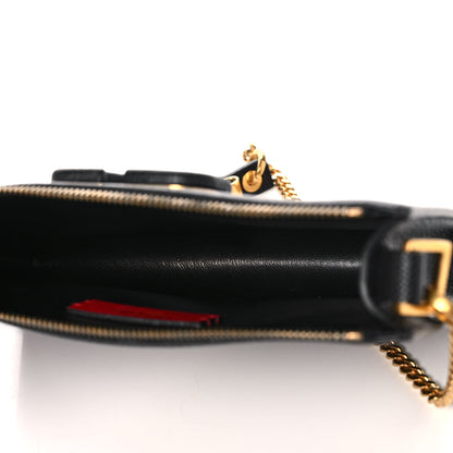 Valentino Garavani Grained Calfskin VSling Pouch Black 5 of 10