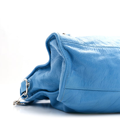 Balenciaga Agneau Classic Silver Hardware City Bleu Azur Clair 10 of 11
