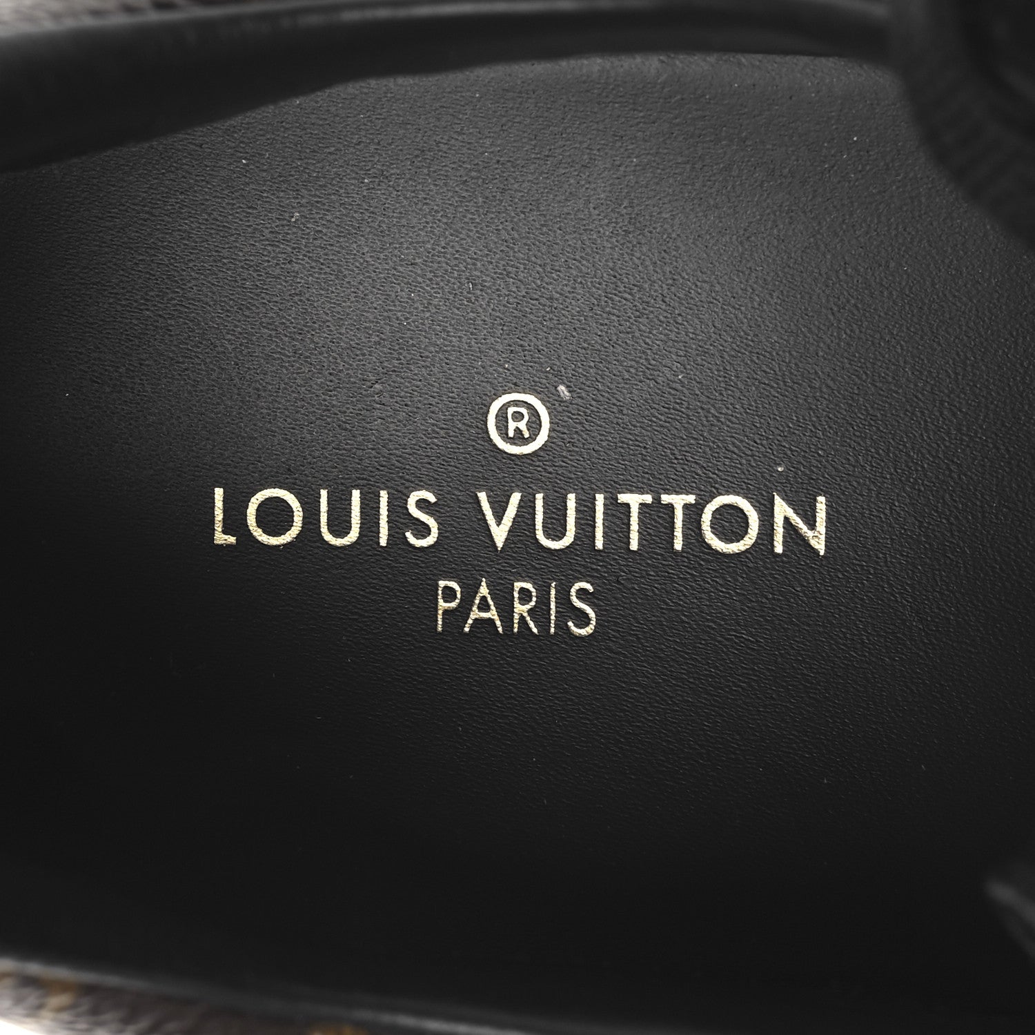 Louis Vuitton Suede Monogram Run Away Sneakers 39 Black 9 of 9