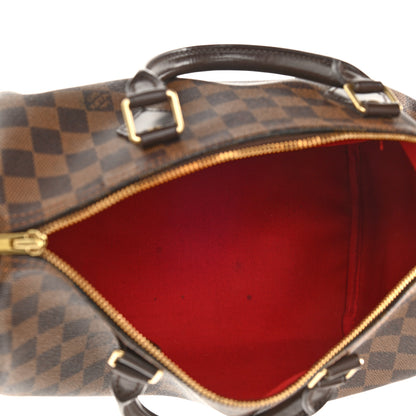 Louis Vuitton Damier Ebene Speedy 30 5 of 9
