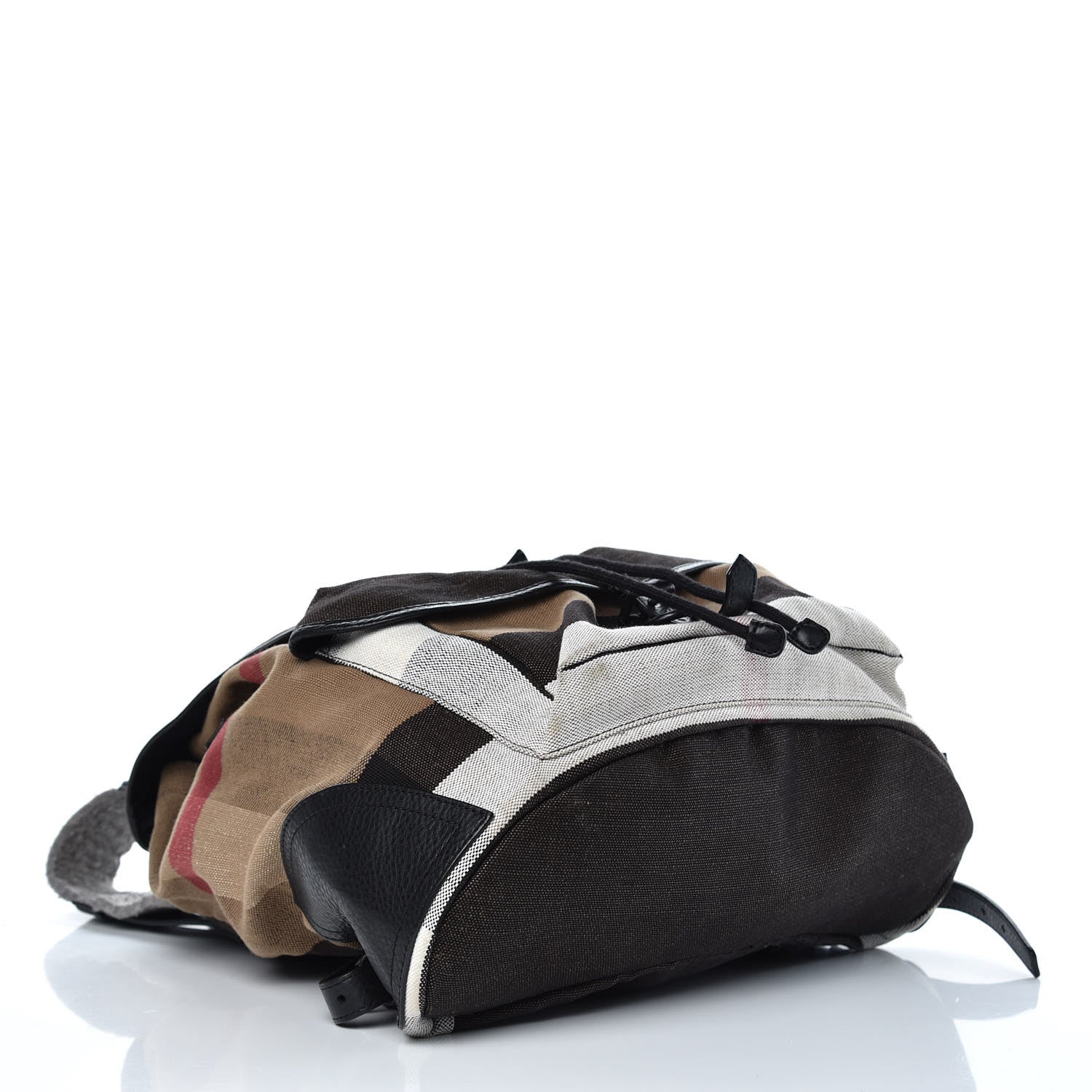 Burberry Canvas Mega Check Korbin Backpack Camel 4 of 11