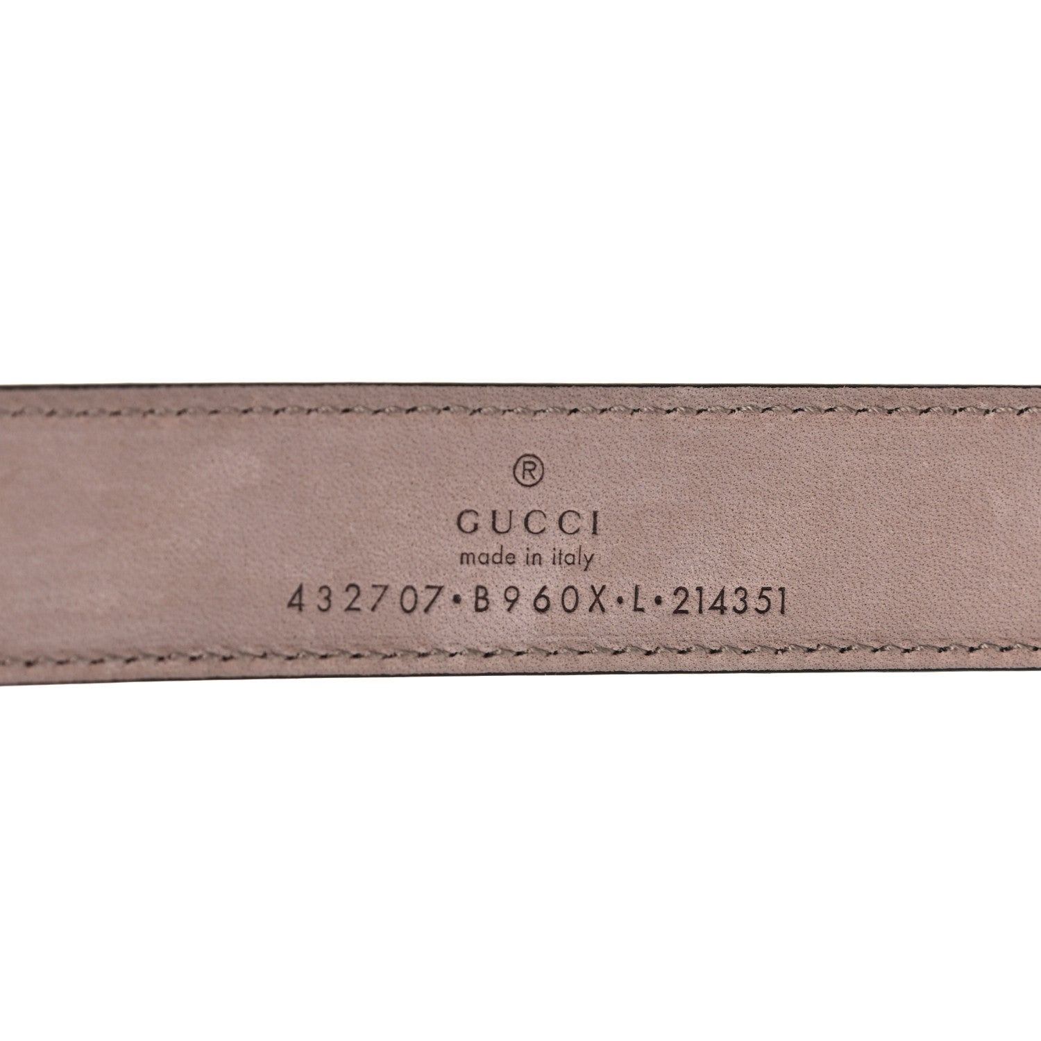 Gucci Calfskin Double G 20mm Kids Belt L Black 3 of 5