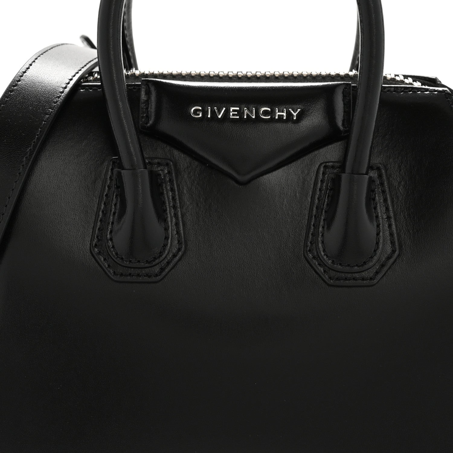 Givenchy Shiny Lord Calfskin Mini Antigona Black 8 of 12