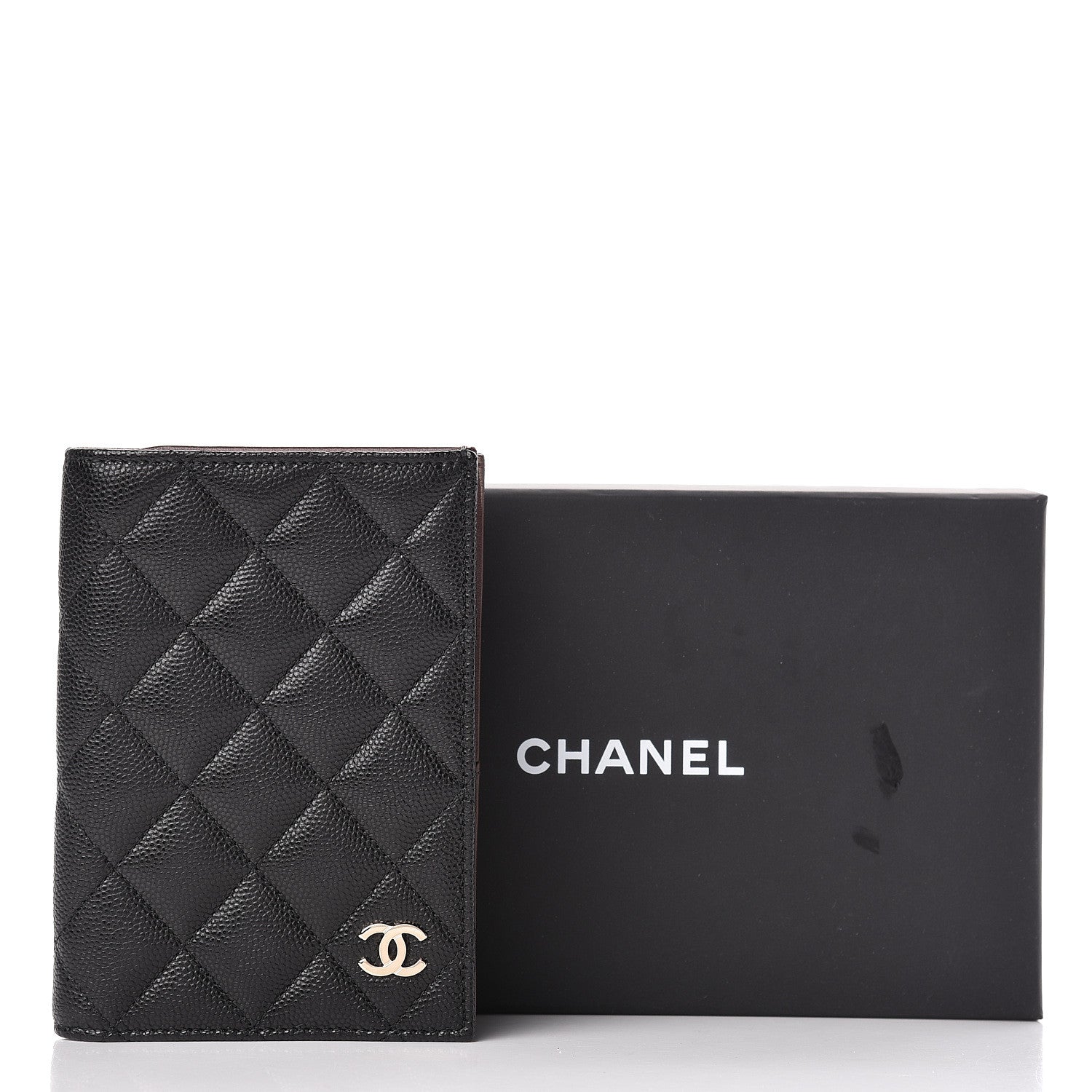 Chanel Caviar Quilted Passport Holder Black 8 of 8