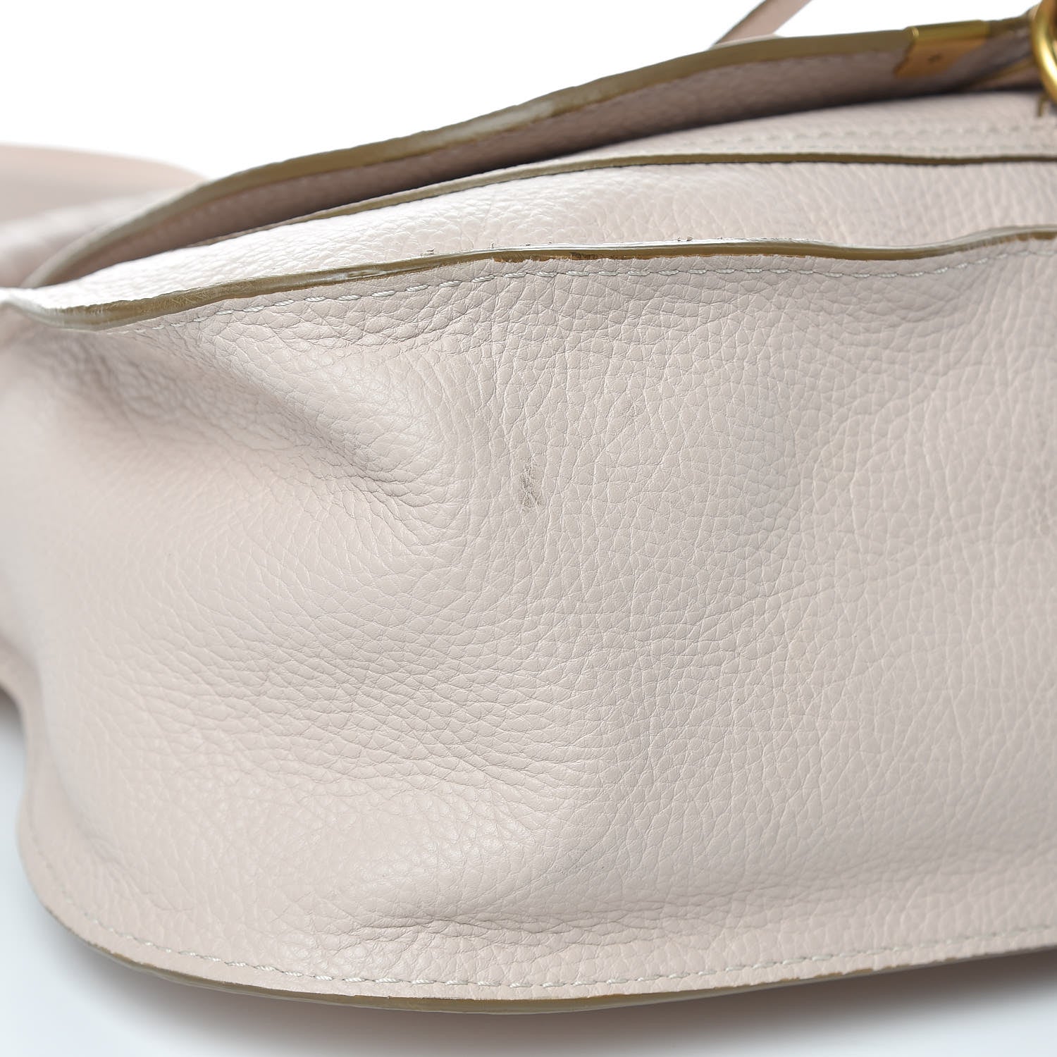 Chloe Calfskin Medium Marcie Satchel Beige 9 of 12