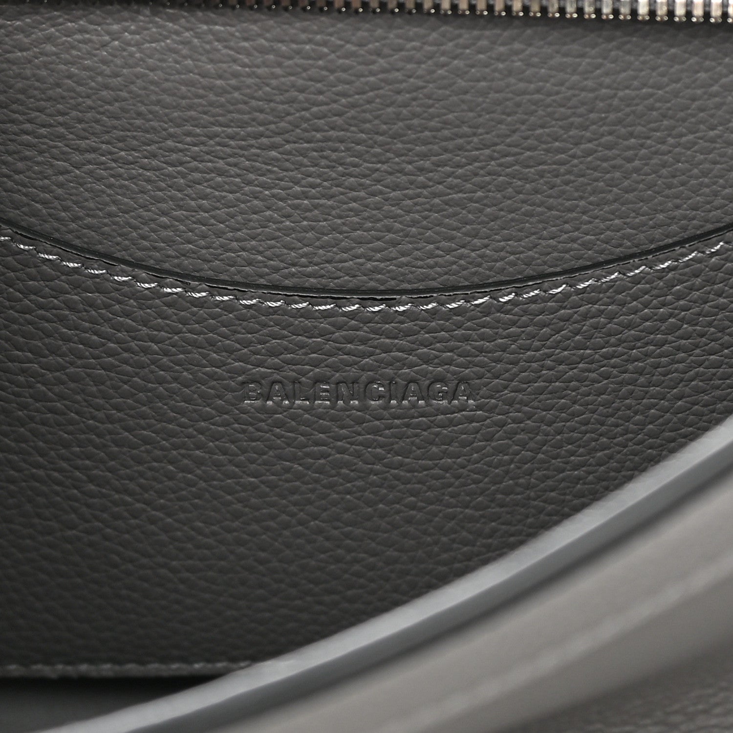 Balenciaga Grained Calfskin Neo Classic Silver Hardware S City Dark Grey 6 of 11