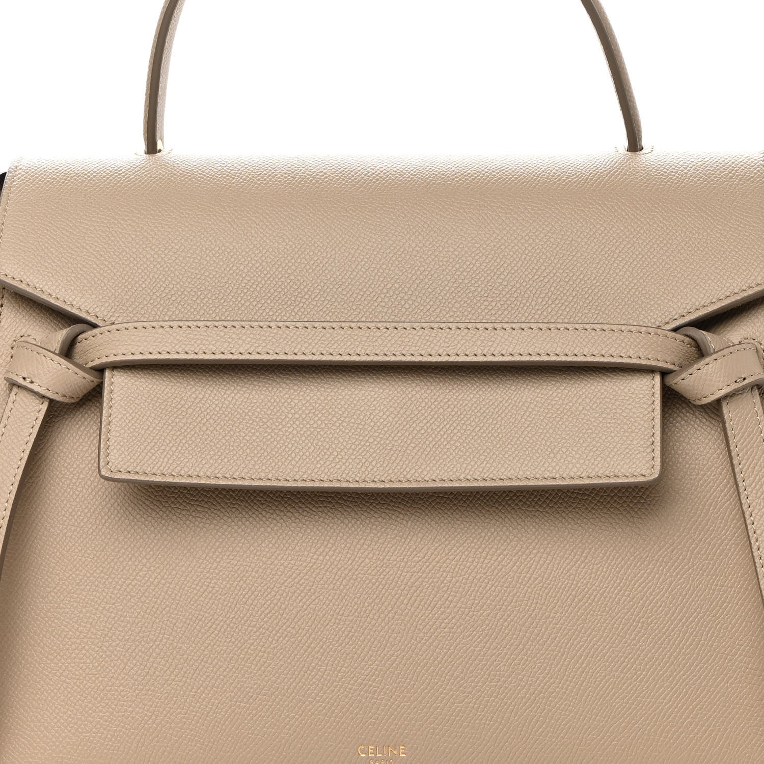 Celine Grained Calfskin Mini Belt Bag Light Taupe 9 of 13