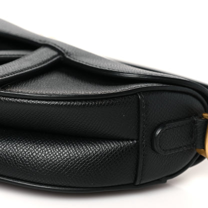 Christian Dior Grained Calfskin Mini Saddle Bag Black 10 of 12